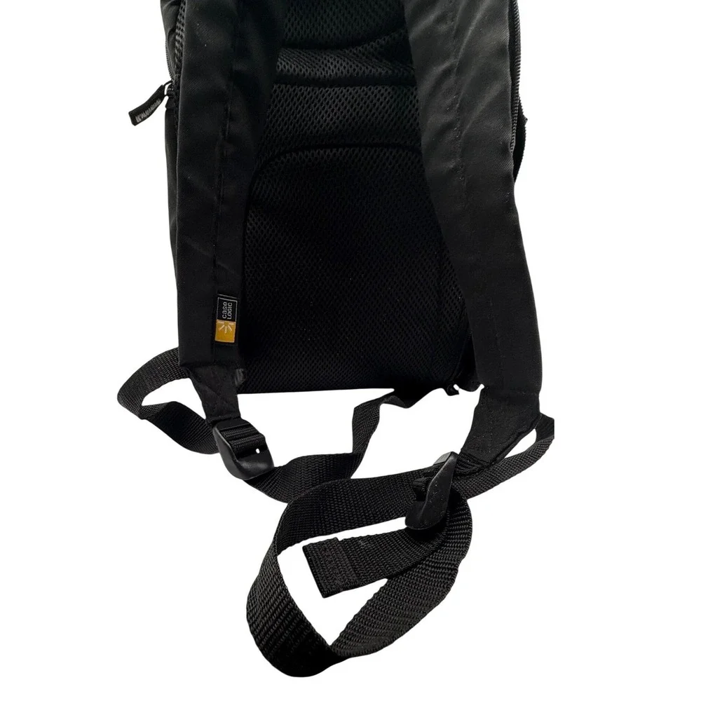 Case Logic Black Sling Camera Backpack DSLR Tech Bag Side Access Padded 05/19/SS